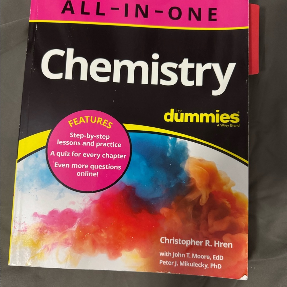 Chemistry All-in-One For Dummies Book